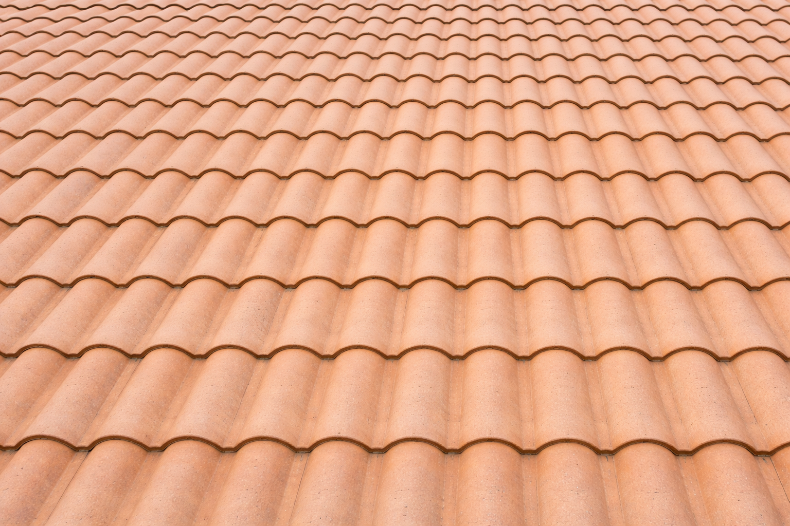 Toiture aux tuiles ternies avant peinture à Lyon